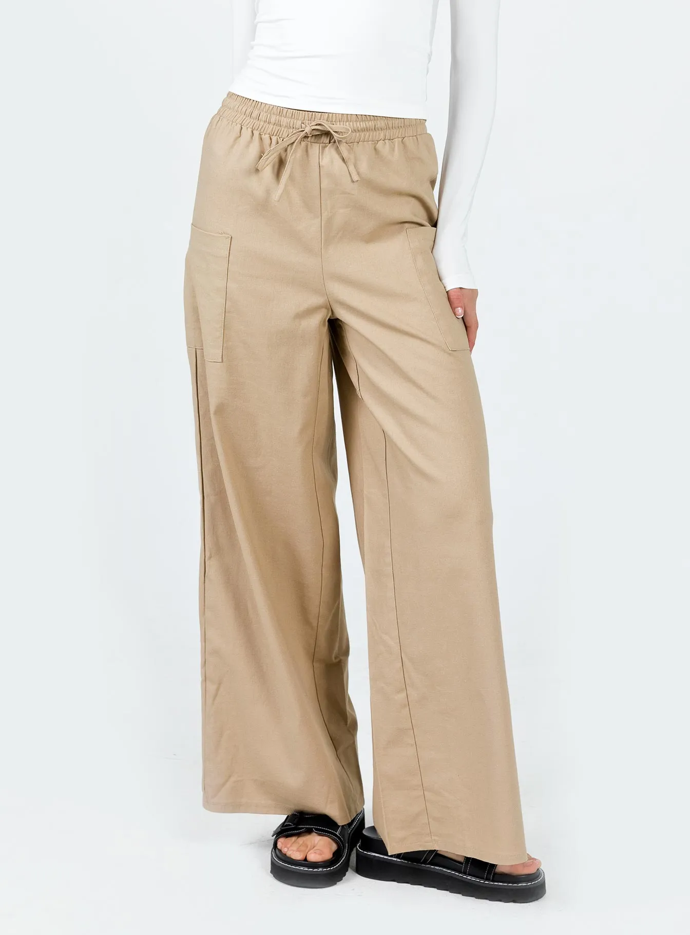Brunie Pants Beige No Ride WrinkleFreeFinish