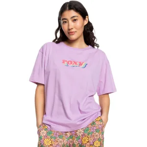 Heathered Texture Chic Fashion Roxy Womens Sand Under The Sky Oversized T-Shirt