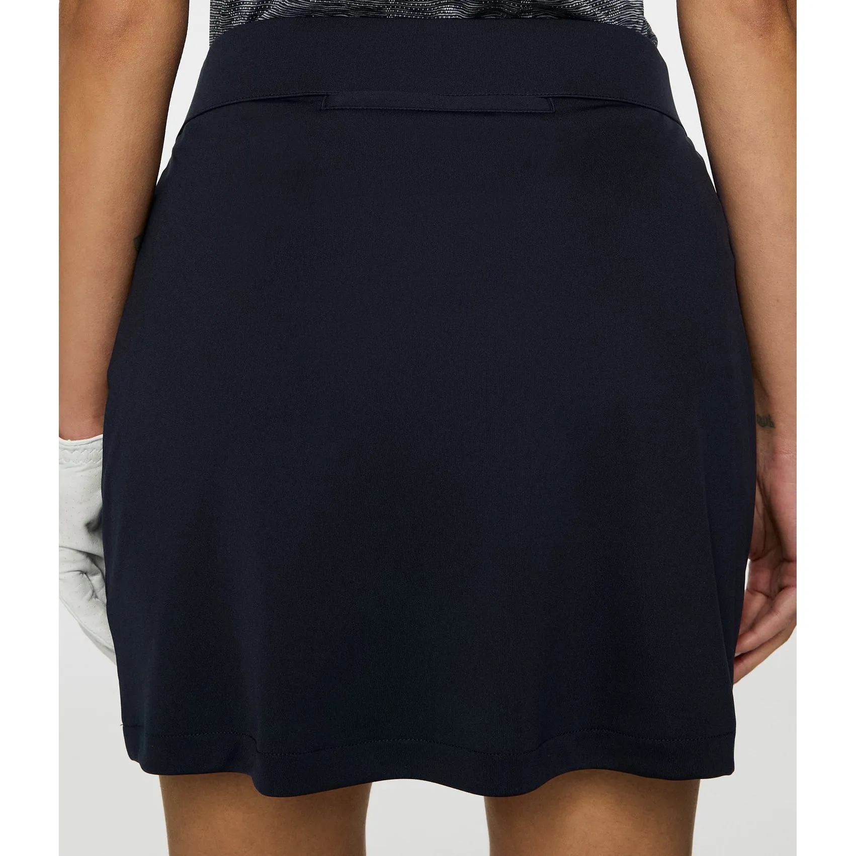 Luxury Feel natural fiber J.Lindeberg Women's Thea Golf Skirt - JL Navy