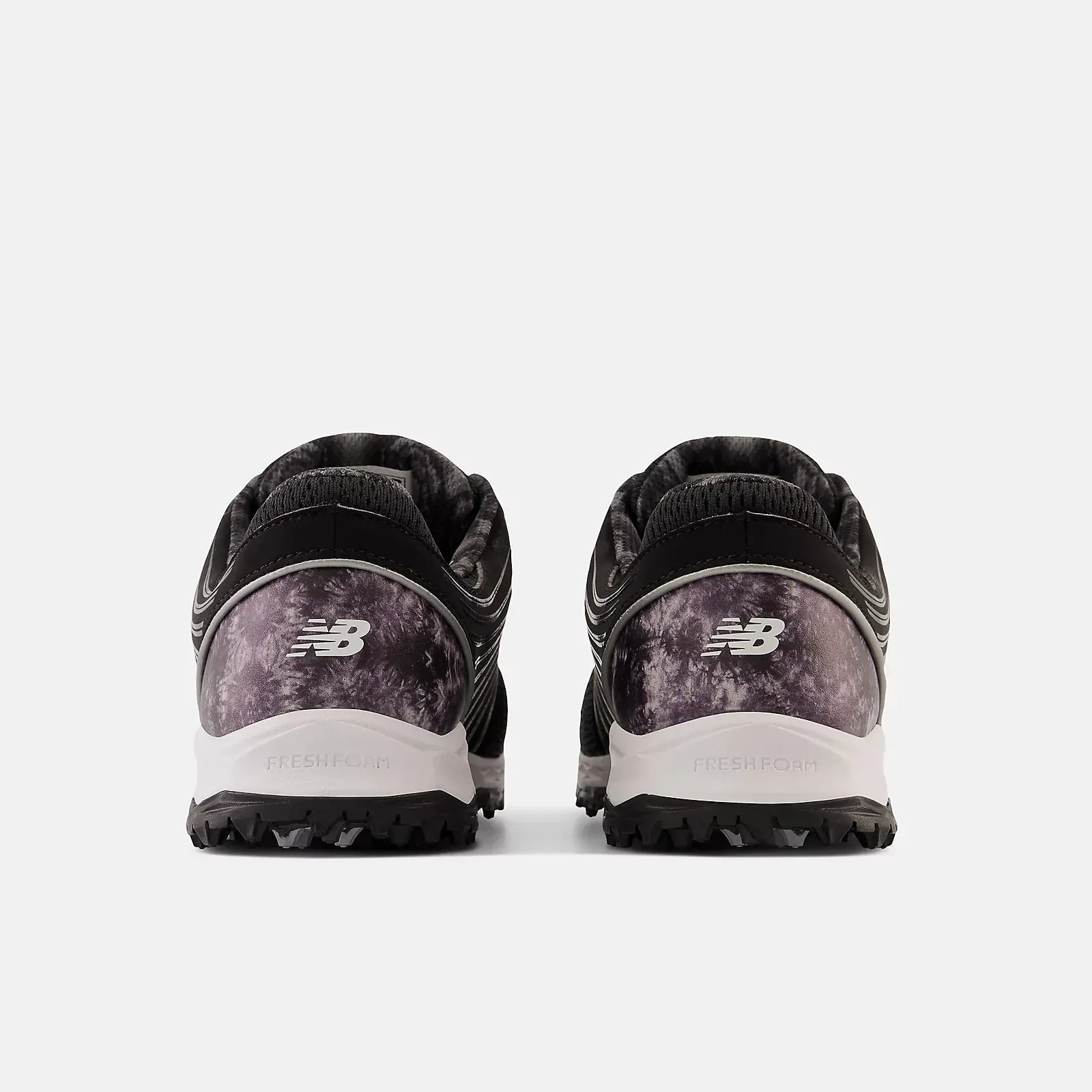 New Balance Womens Fresh Foam Breathe Golf Shoe - BLACK / MULTI ArchSupport Wind Control