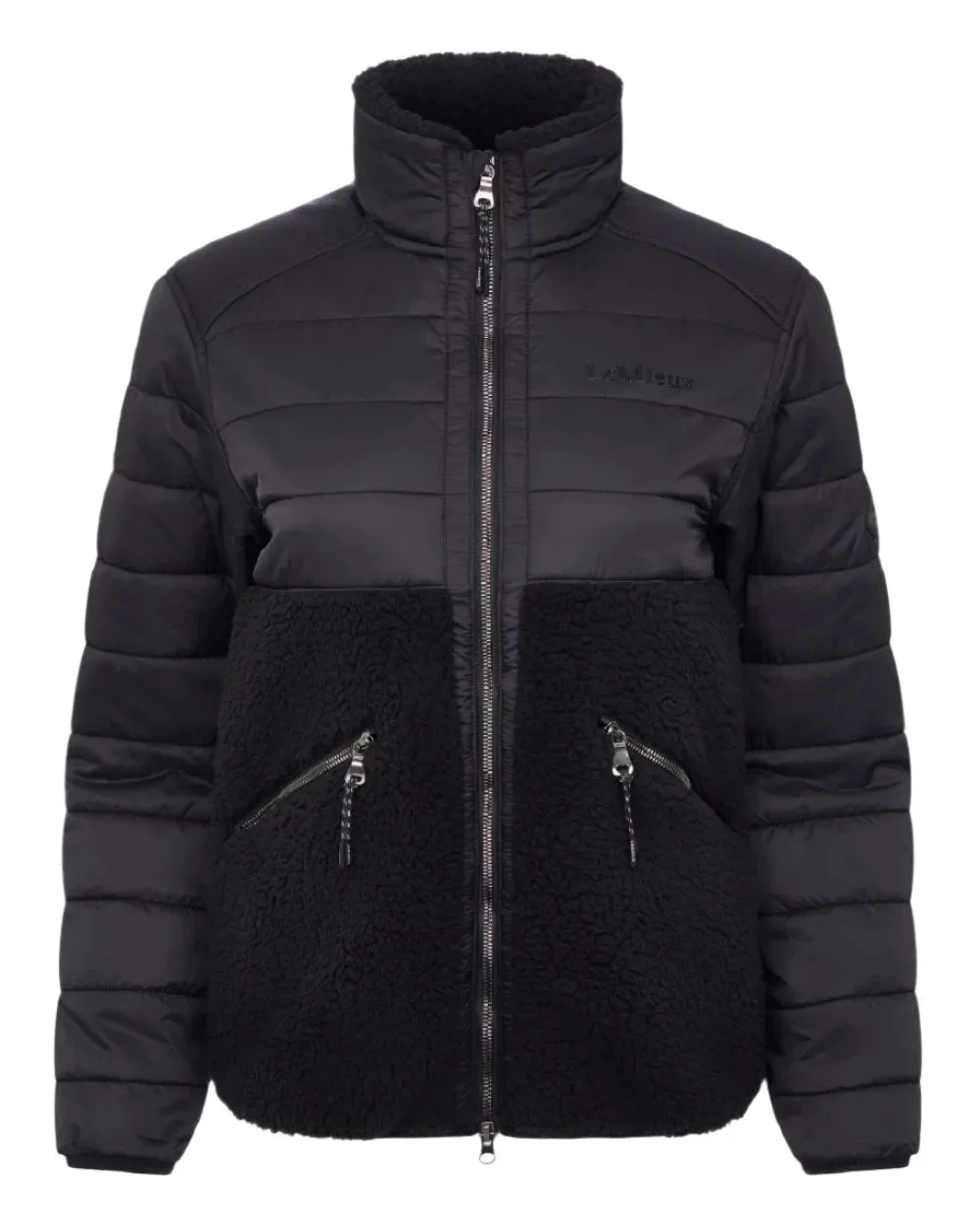 LeMieux Alissa Hybrid Fleece Jacket Moisture Wicking Inner Relaxed Look
