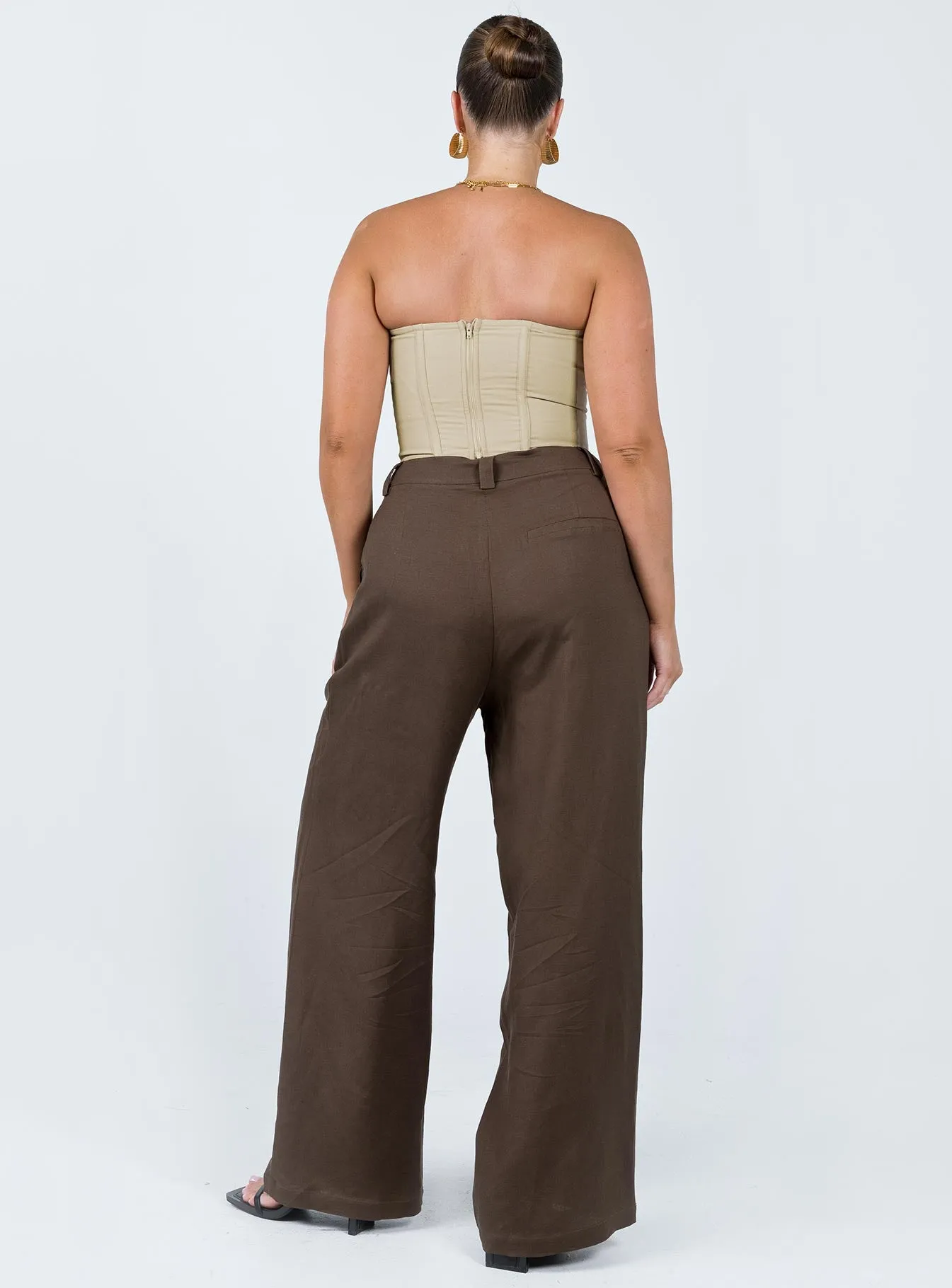 Ripped design Dynamic Motion La Quinta Pant Dark Chocolate