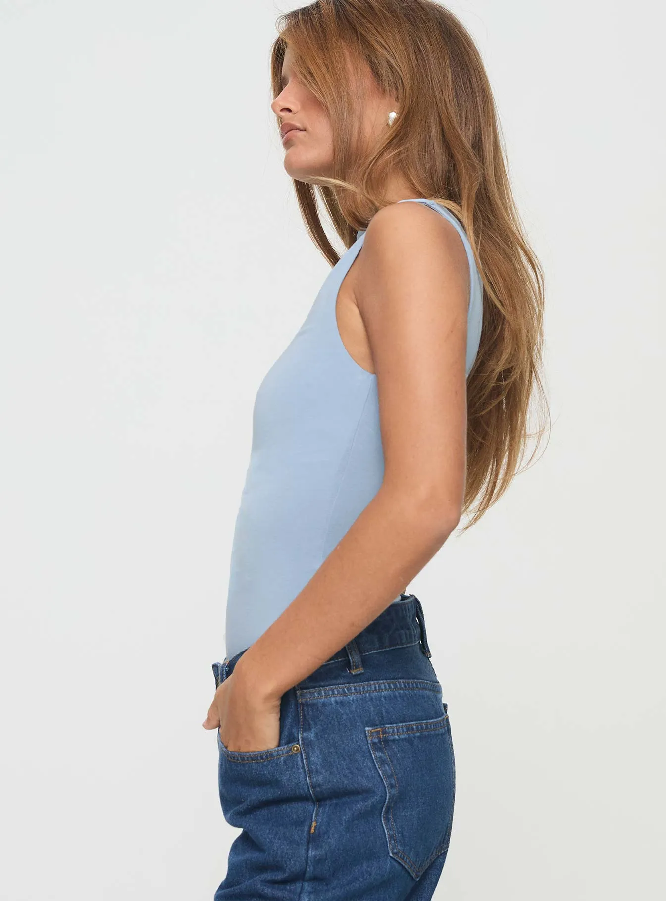 luxury bodysuit Josefine Bodysuit Baby Blue