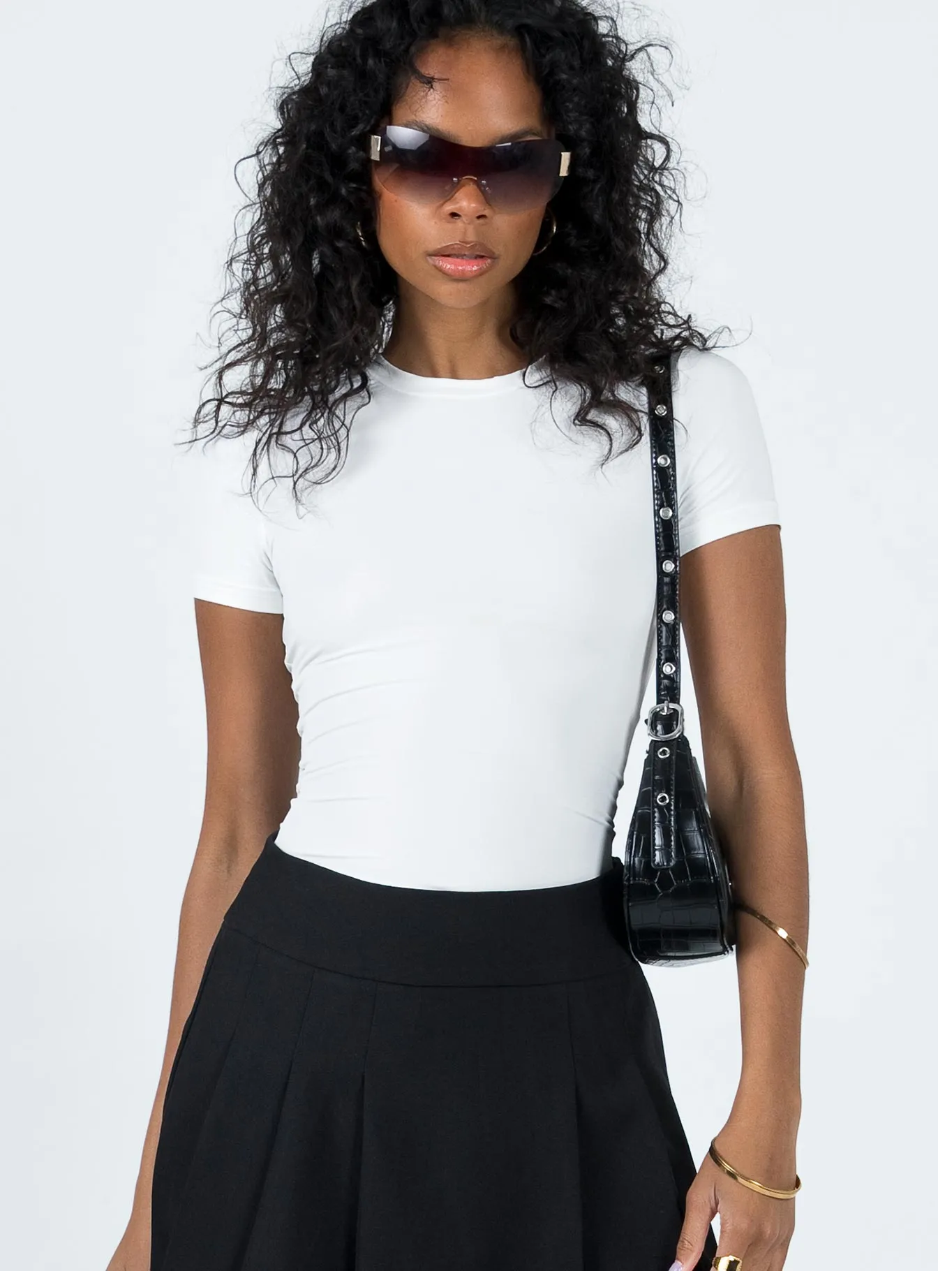 Easy Care Material Lowell Top White