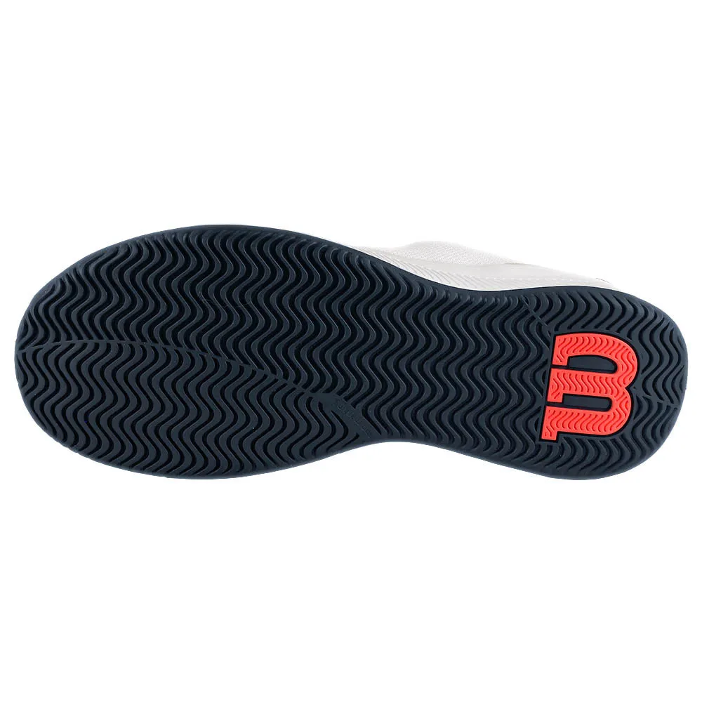 Non Slip Tread Pattern Wide Footbed Option Wilson Women's Intrigue Lite - White/Navy Blazer