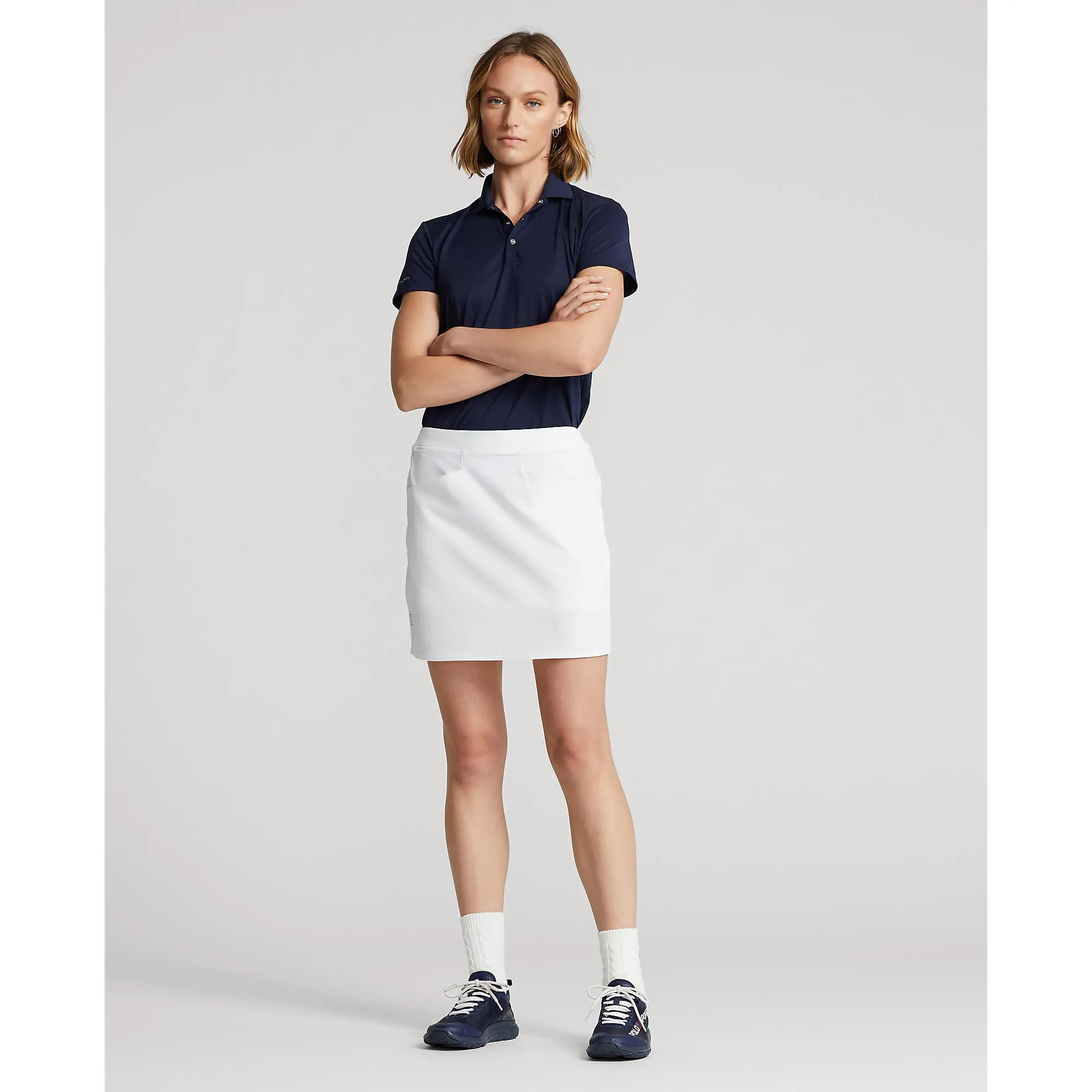 mix and match Creative Look RLX Ralph Lauren Women's Pleated Aim Skort - Pure White