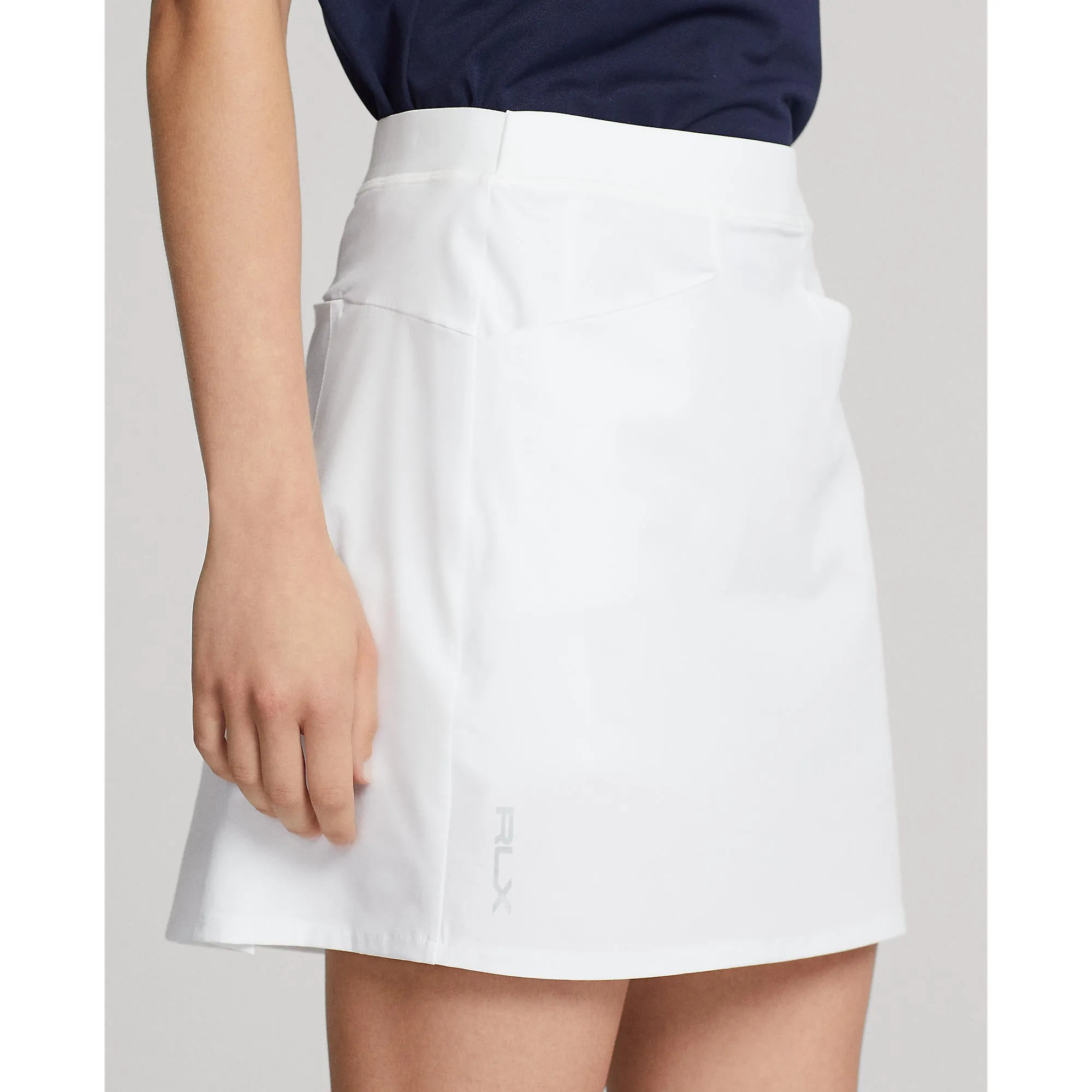 RLX Ralph Lauren Women's Pleated Aim Skort - Pure White Outfit Mix High Street Fashion