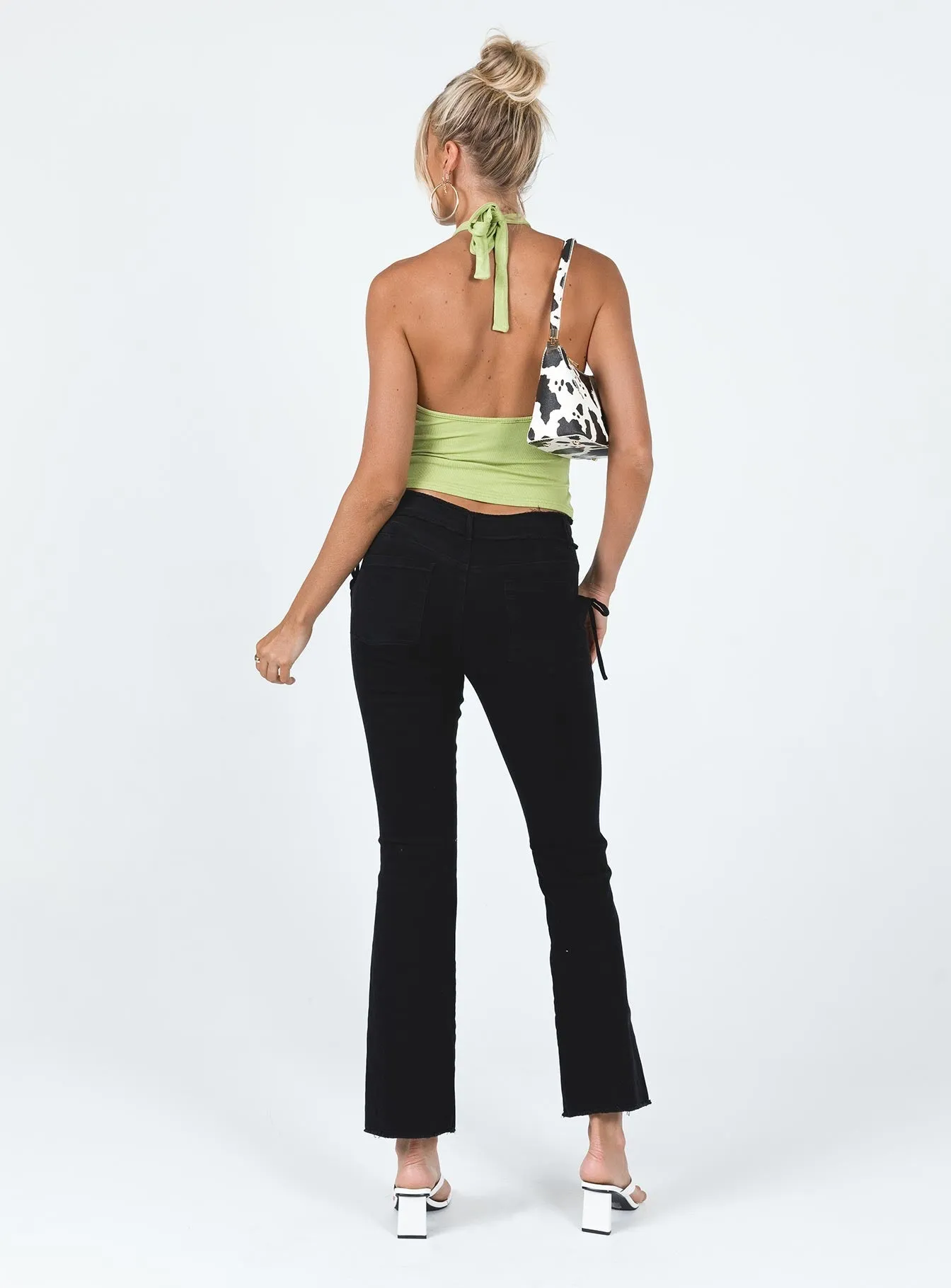 Selina Pants Black Water Repellent Coating