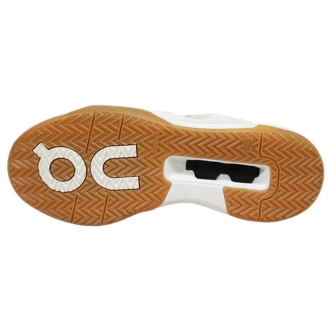 On Women's THE ROGER Clubhouse Pro - Ivory/Grenadine Ventilated Upper Framework Zero Drop Platform