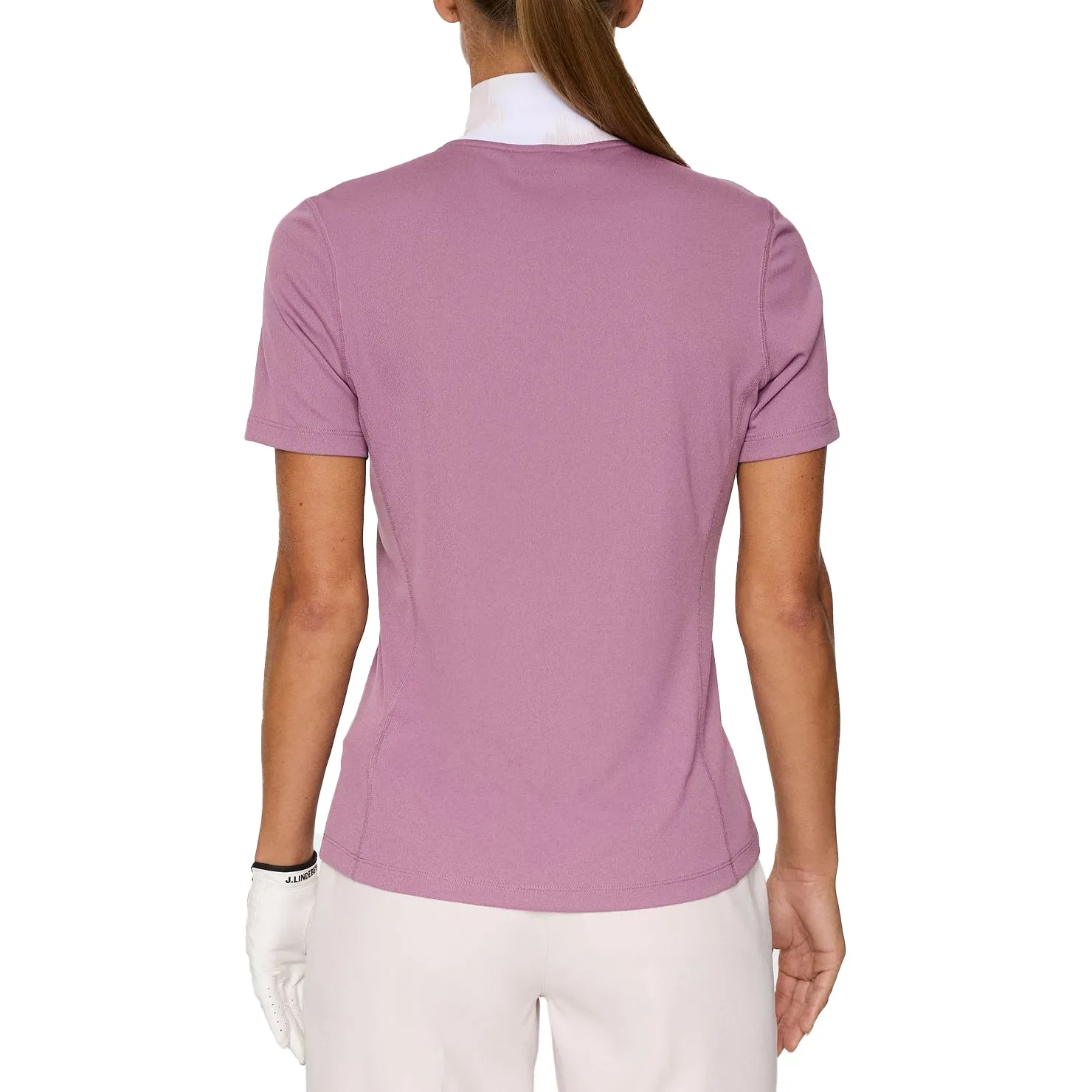 Fashion Layers J.Lindeberg Women's Piper Golf Polo Shirt - Very Grape