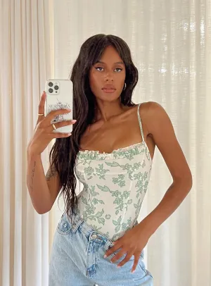 short sleeve bodysuit stretchy bodysuit Jesson Bodysuit Multi