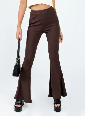 Breathable Stretch Travel Essential Rita Roberts Flares Brown