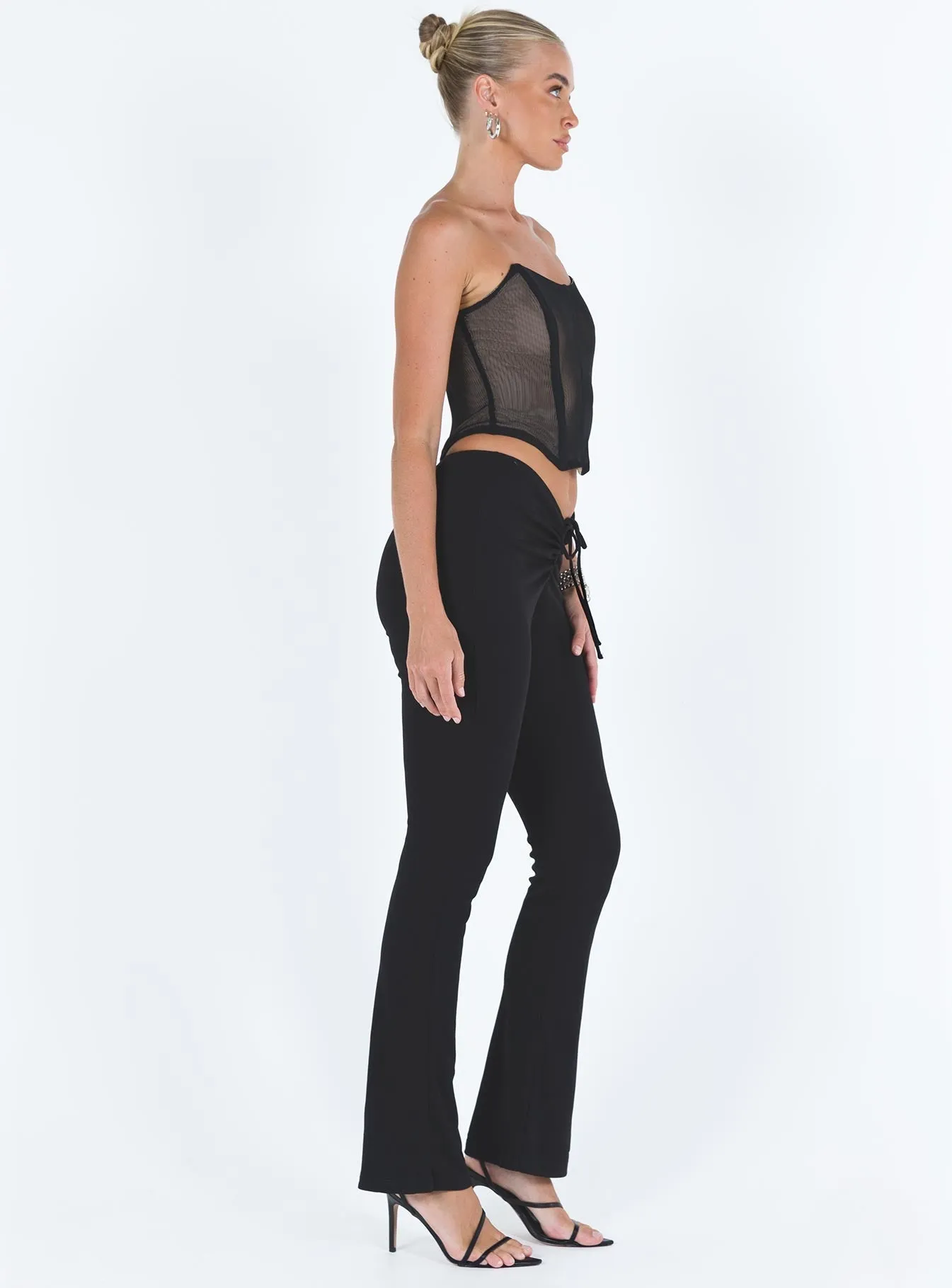 Imogen Pants Black Tall QuickReleaseBuckle Tough Materials