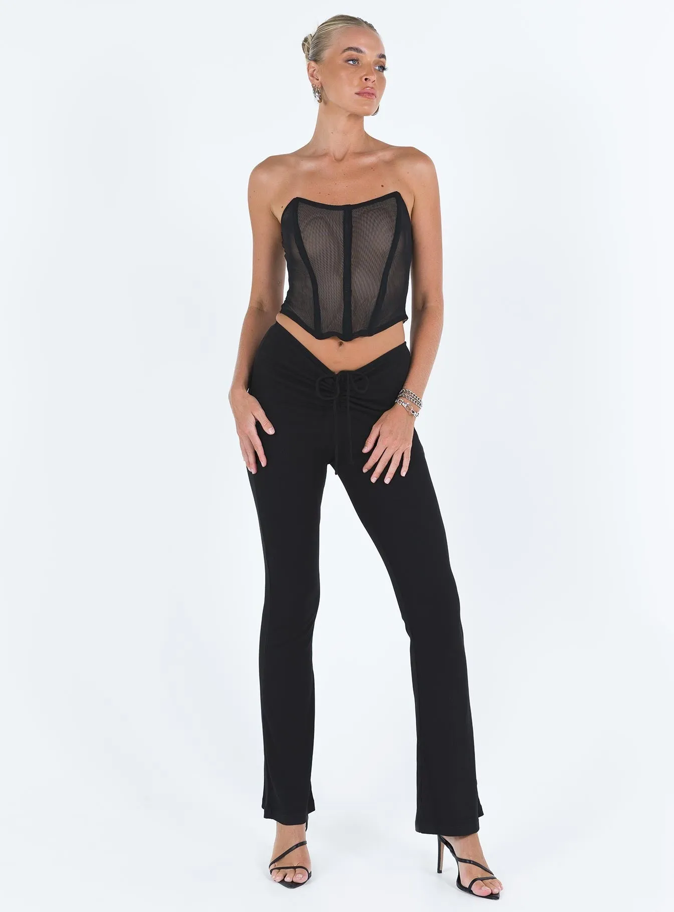 Imogen Pants Black Tall LightweightDesign Blackout fabric