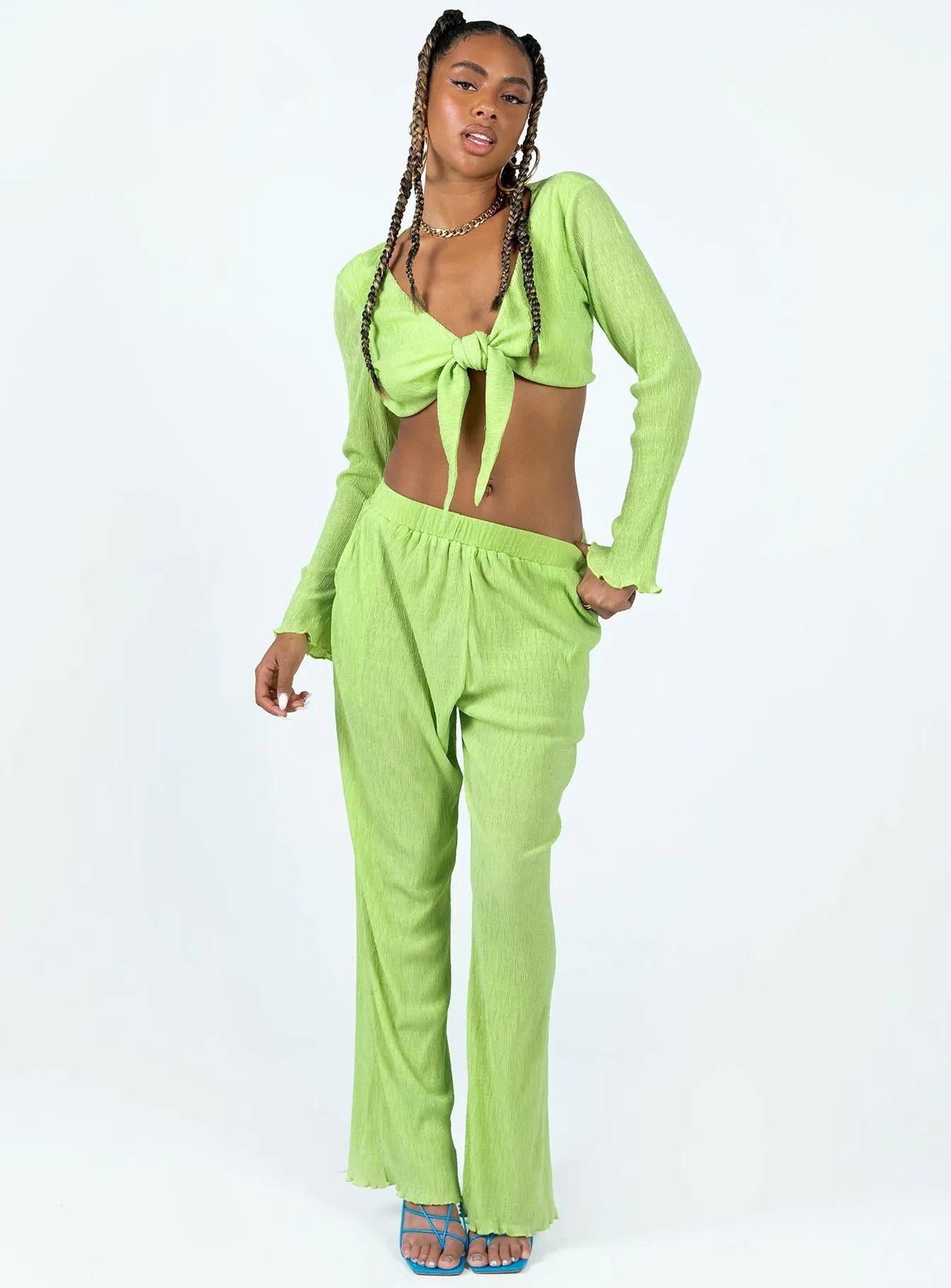 Low Bulk Design Formal Look Calvin Set Green