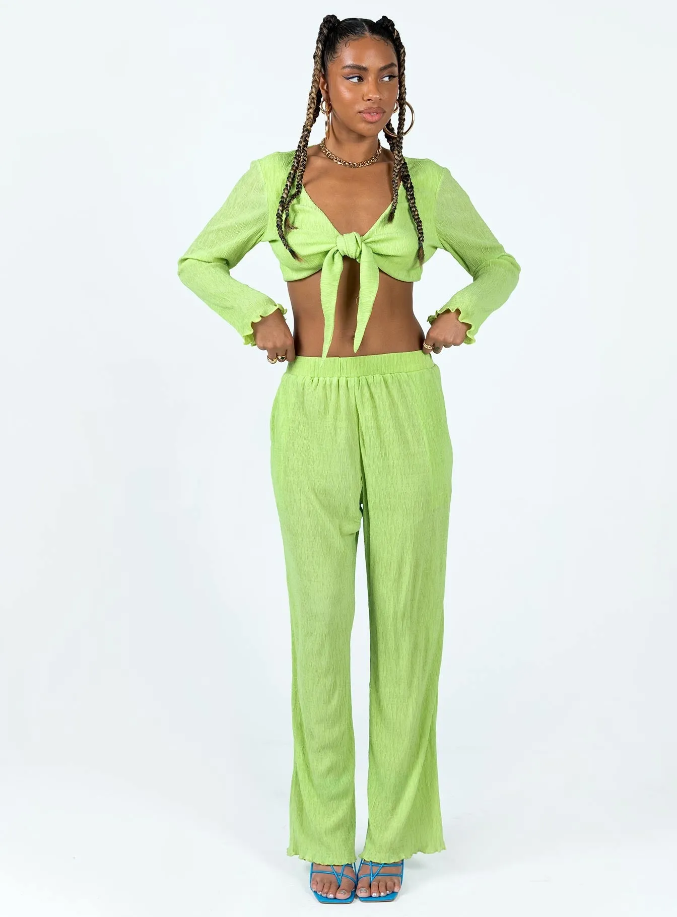 High Durability Stitching Calvin Set Green