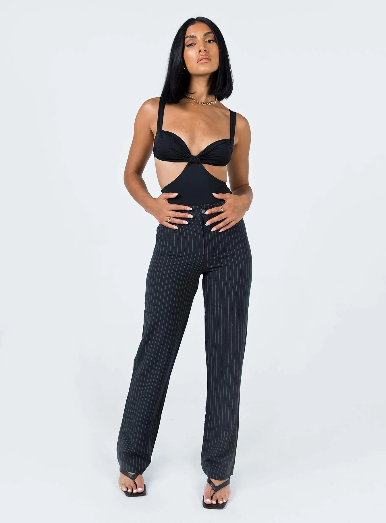 maternity bodysuit Vega Bodysuit Black