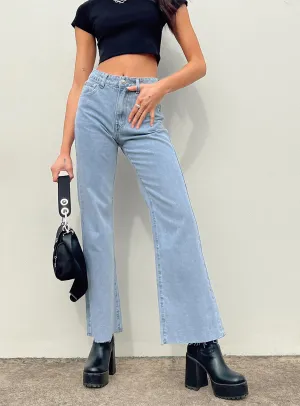 Hallstatt Wide Leg Denim Jeans Effortless Design HeatRegulating