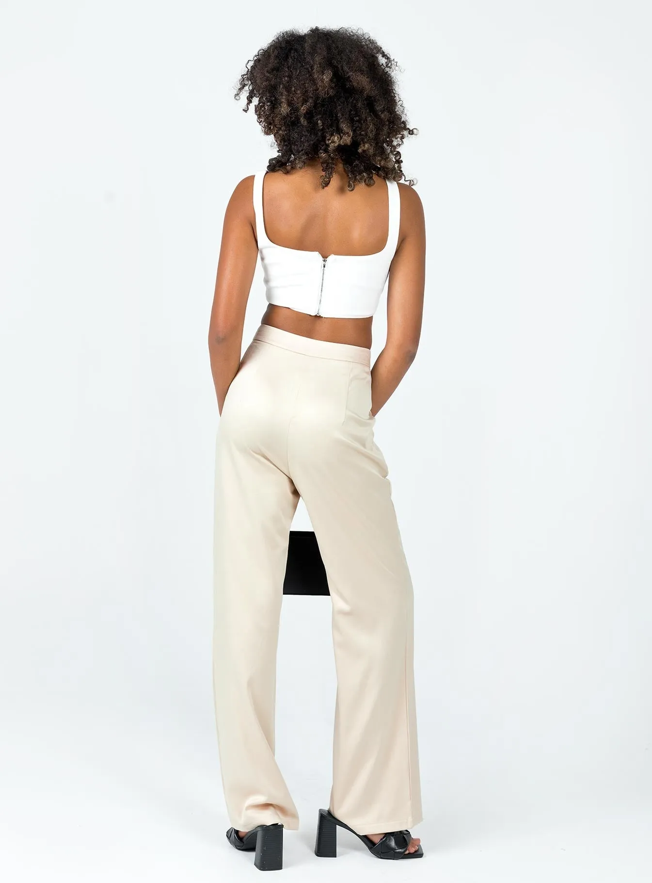 Vinnie Pants Cream Body Aligned