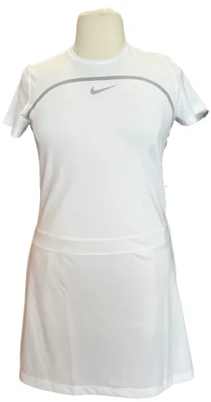 High low hem Nike Golf White Dry-Fit Short Sleeve Dress Size L MSP$100