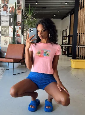 Big City Tee Pink layerable Modern Design