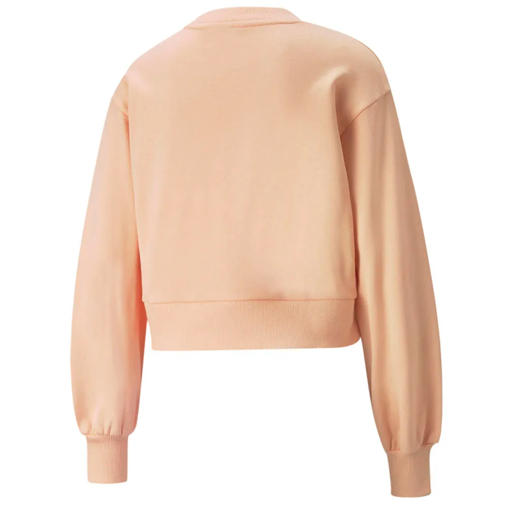 Comfortable Outfit Active Comfort Classics Puff Sleeve Crew Neck Sweatshirt