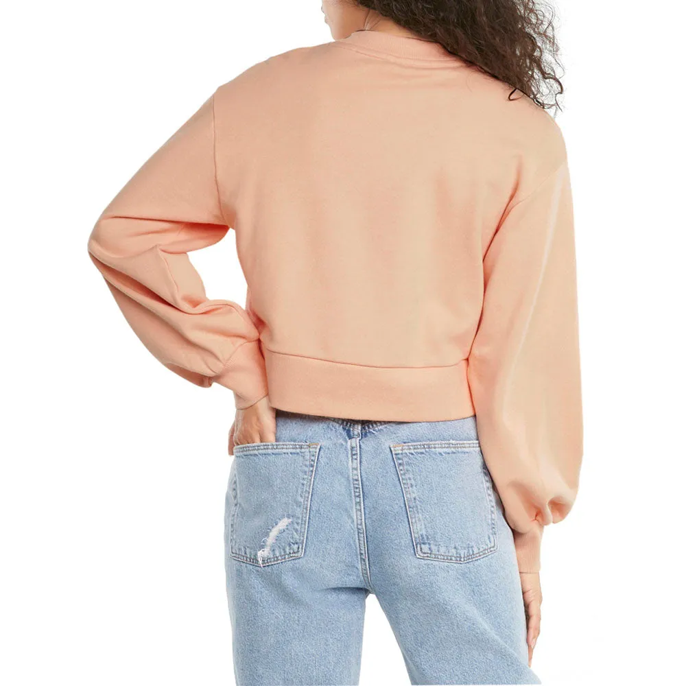 Classics Puff Sleeve Crew Neck Sweatshirt Classic Fit