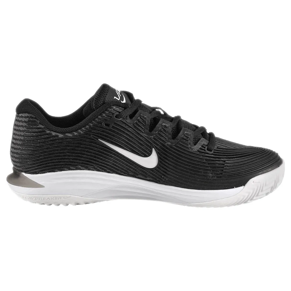 Breathable Upper Nike Women's Air Zoom Vapor 12 - Clay - Black/White