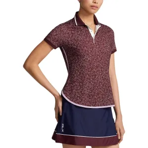 RLX Ralph Lauren Women's Printed Airflow Golf Polo Shirt - University Floral Street Edge