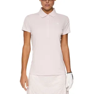 Practical Leggings J.Lindeberg Women's Jessa Golf Polo Shirt - Grey Lilac