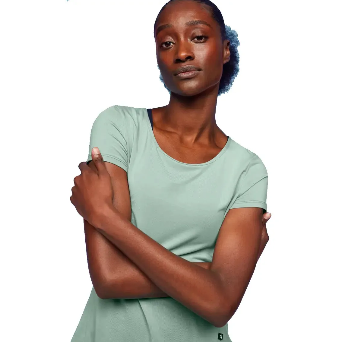 Womens On Running Active T Breathe - Moss Comfy Wear Fit Chic Vibes