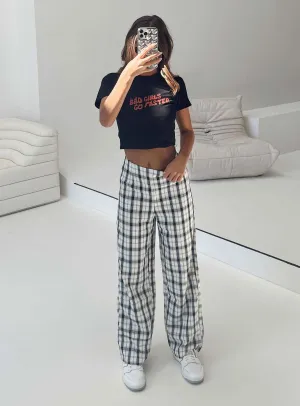 Euros Pants Black/White Fashion-Forward