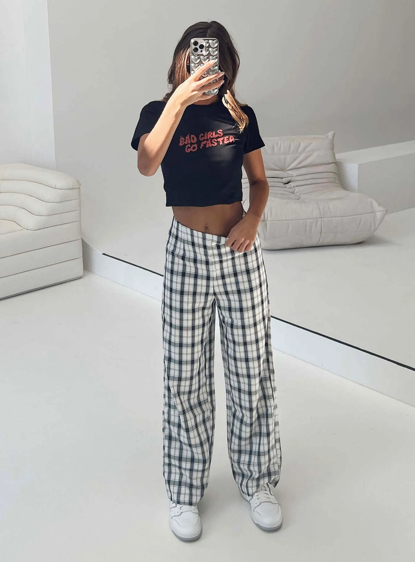 Euros Pants Black/White Fashion-Forward