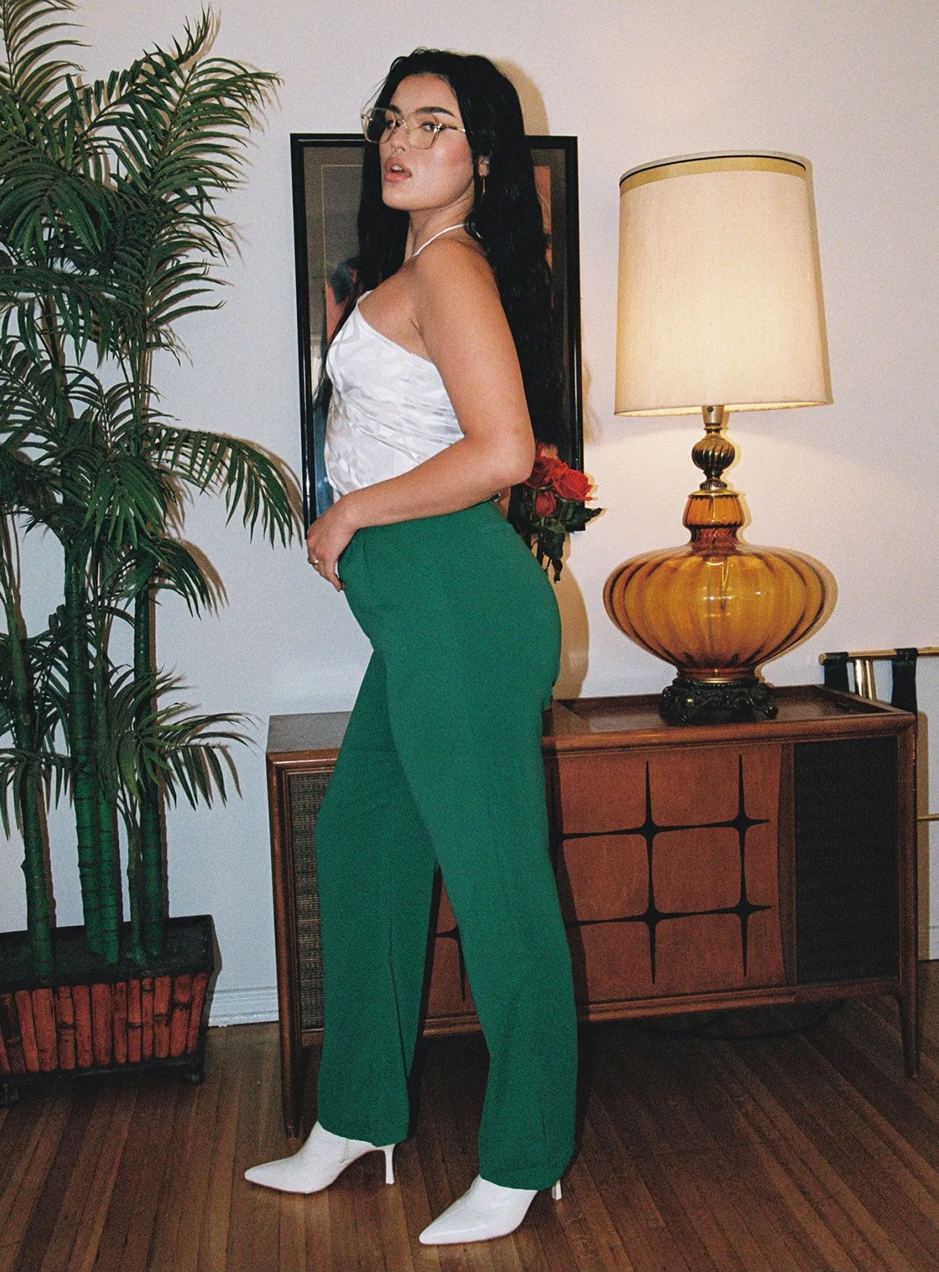 Joplin Pants Green Adjustable loop