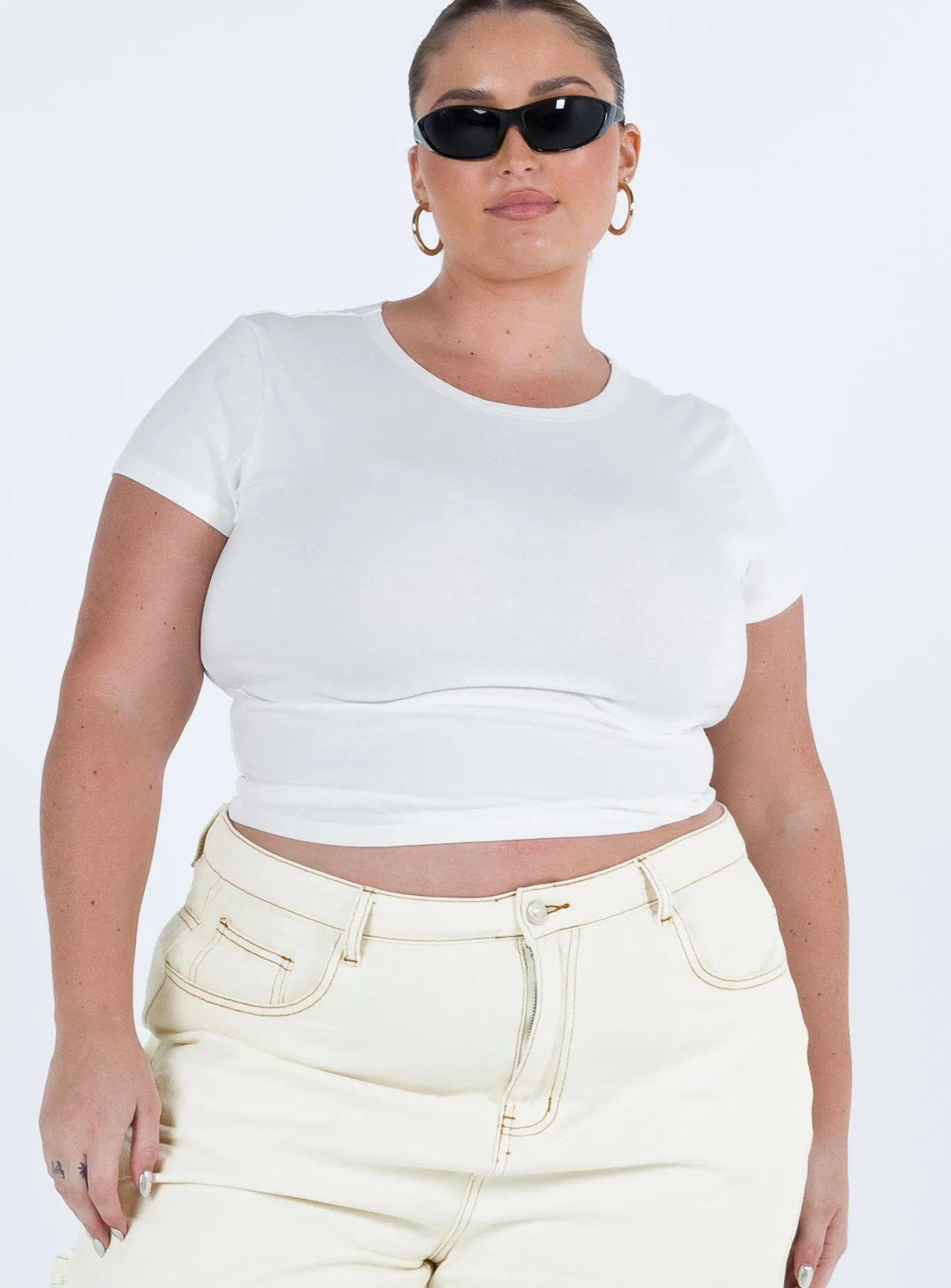 Lex Top White Curve Premium Material Multi Panel Design
