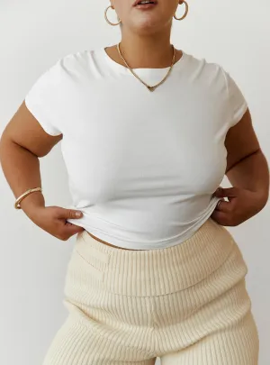Lex Top White Curve Fit for Everyone