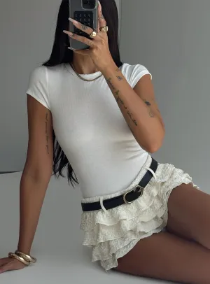 elegant bodysuit Harlea Bodysuit White