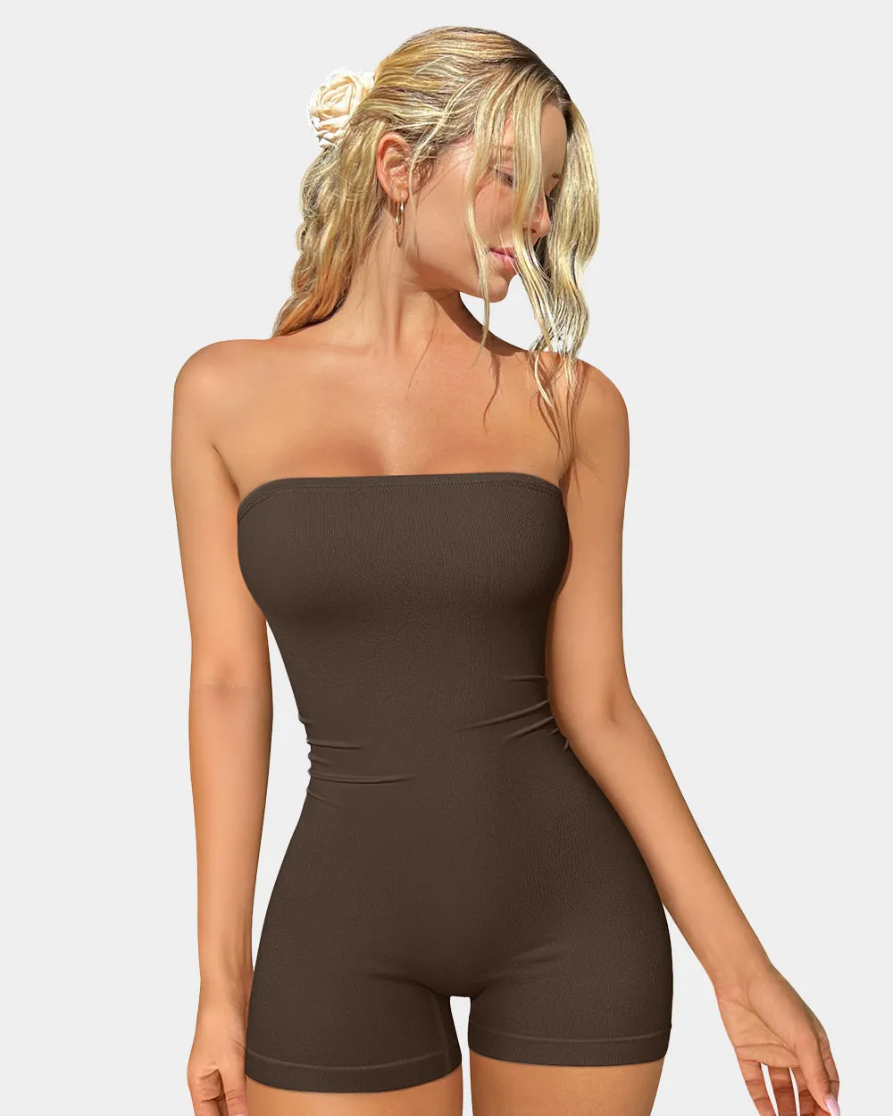 Eco Worker Holiday Worker Strapless Basic Rompers