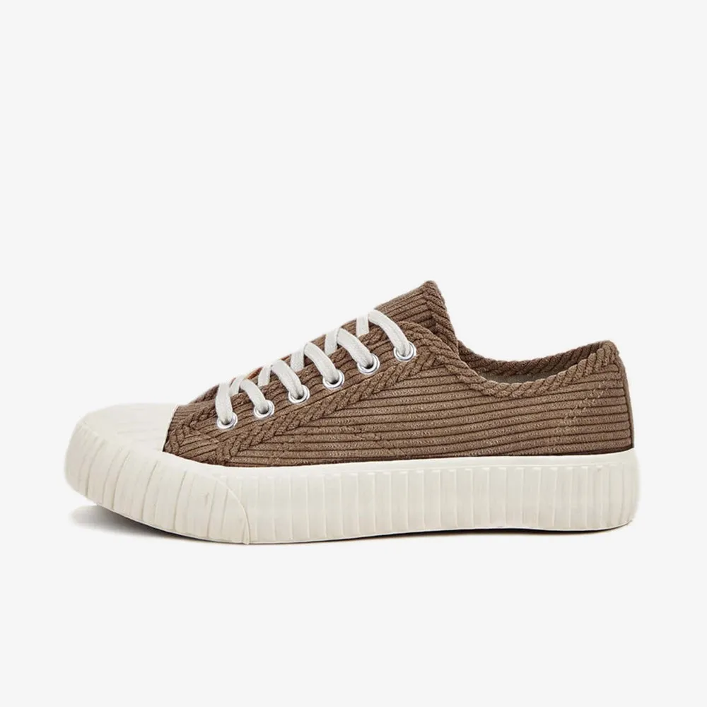 Water Resistant Construction Corduroy Skate Shoes