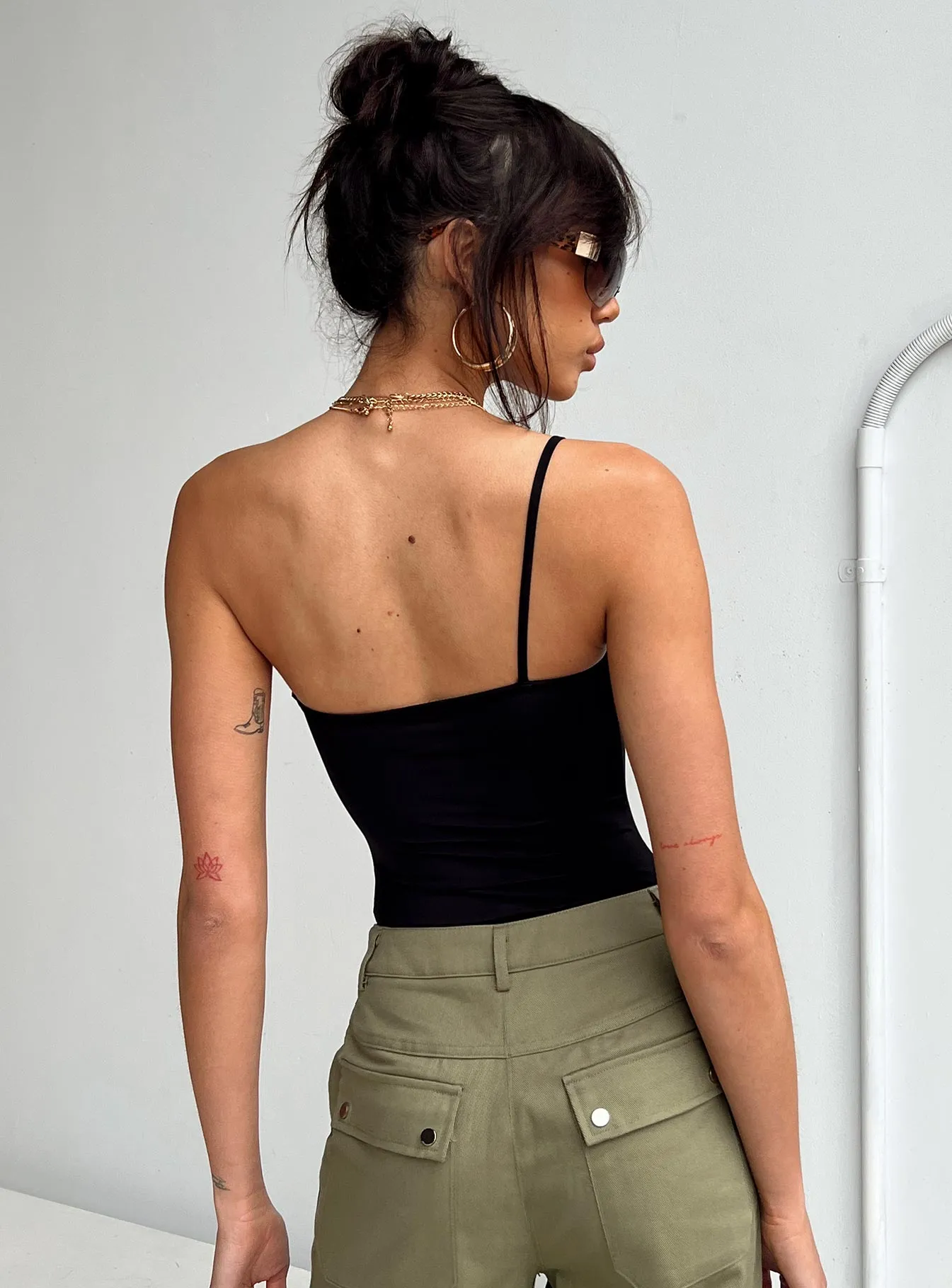 fashion bodysuit Hutter Bodysuit Black
