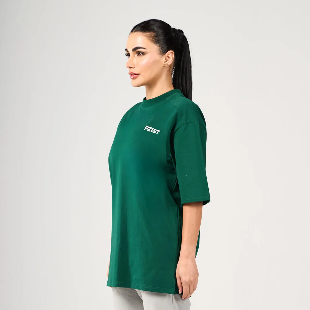 The Impossible Oversized T-Shirt - Basil Green Comfy Casual