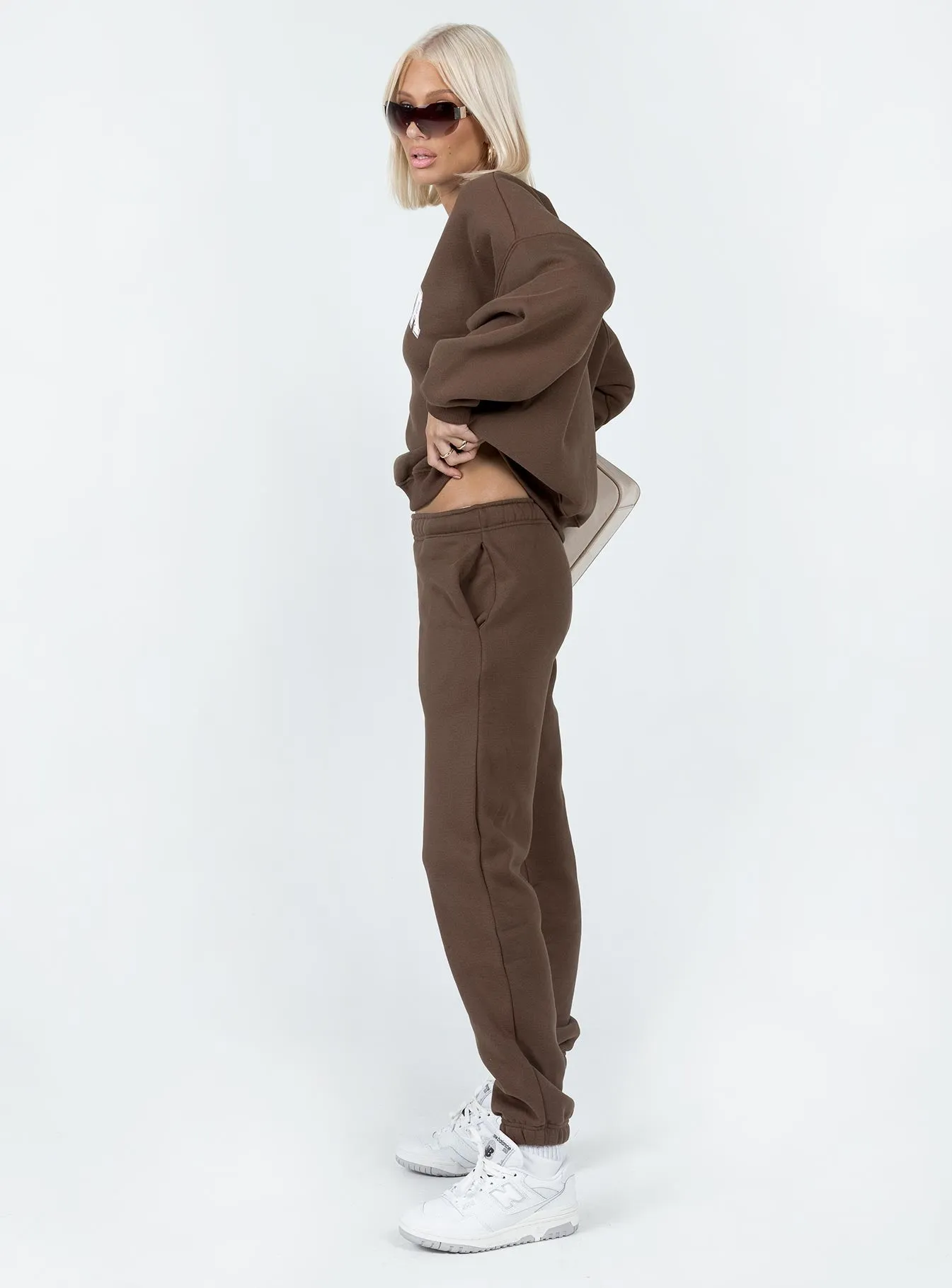 Sport Wear Fit Side Pockets Pheonix Pants Brown