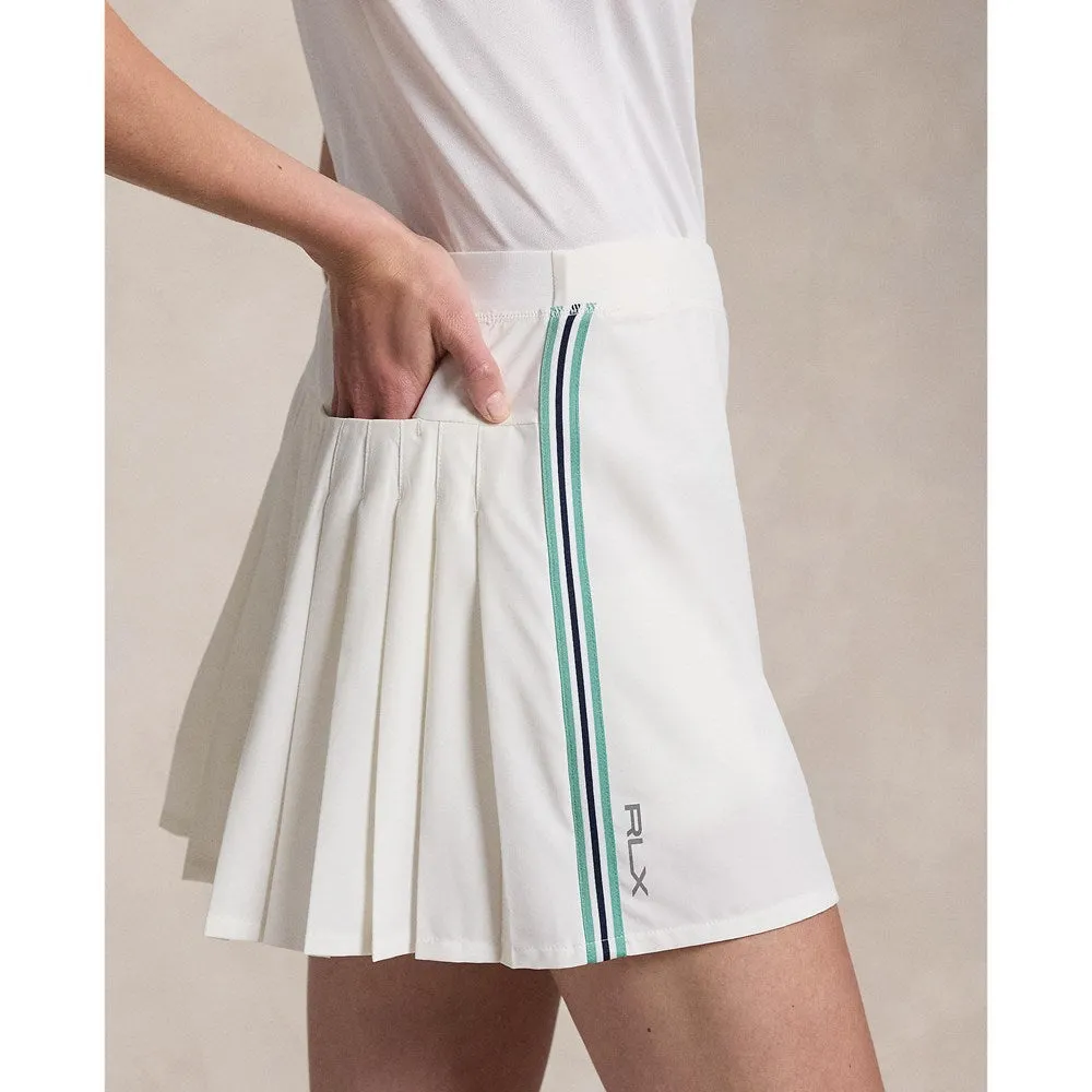 Flexible Motion RLX Ralph Lauren Women's 15" Performance Back-Pleated Skort - Ceramic White