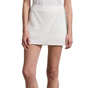 Stylish Finish Cashmere Touch RLX Ralph Lauren Women's 15" Performance Back-Pleated Skort - Ceramic White