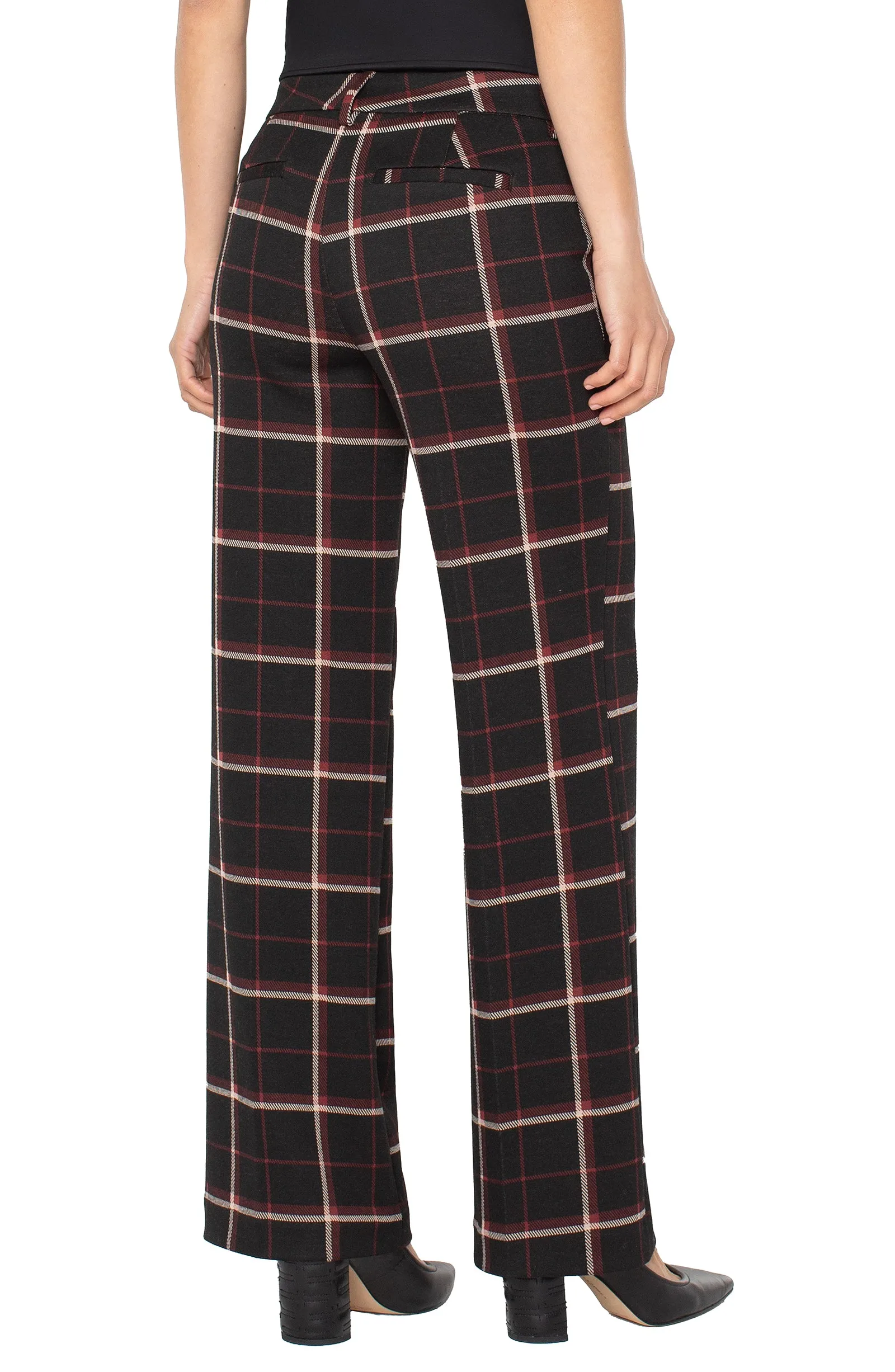 CompactPackableDesign Soft Leggings LIVERPOOL KELSEY WIDE-LEG TROUSER - BLACK MULTI
