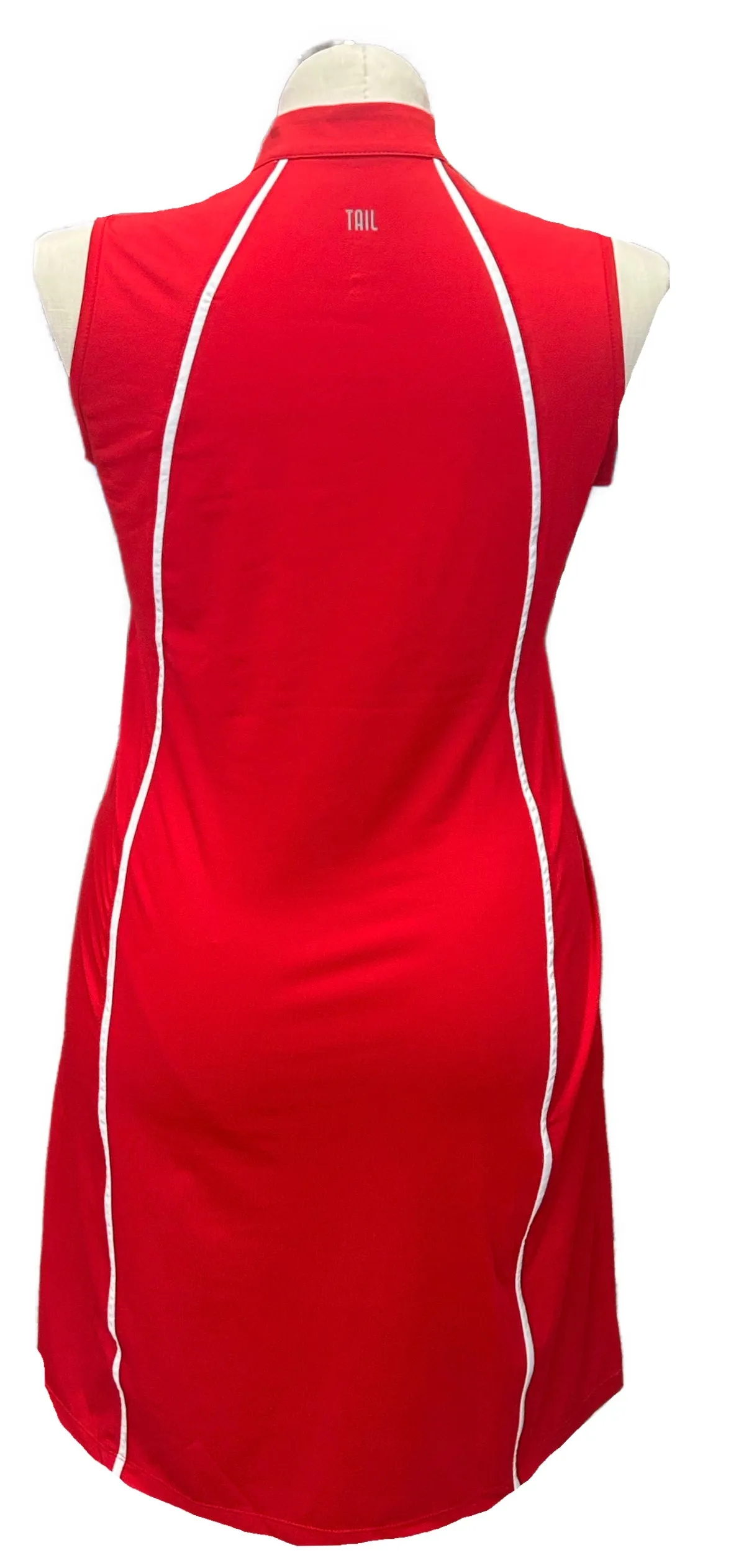 Professional Look New Tail Activewear Mika Sleeveless Golf Dress- Cardinal MSP$117