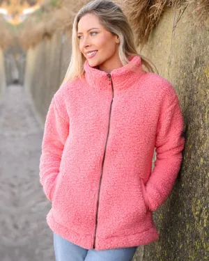 Easy Fit Warm Interior Lighthouse Ladies Seashell Full Zip Sherpa Fleece