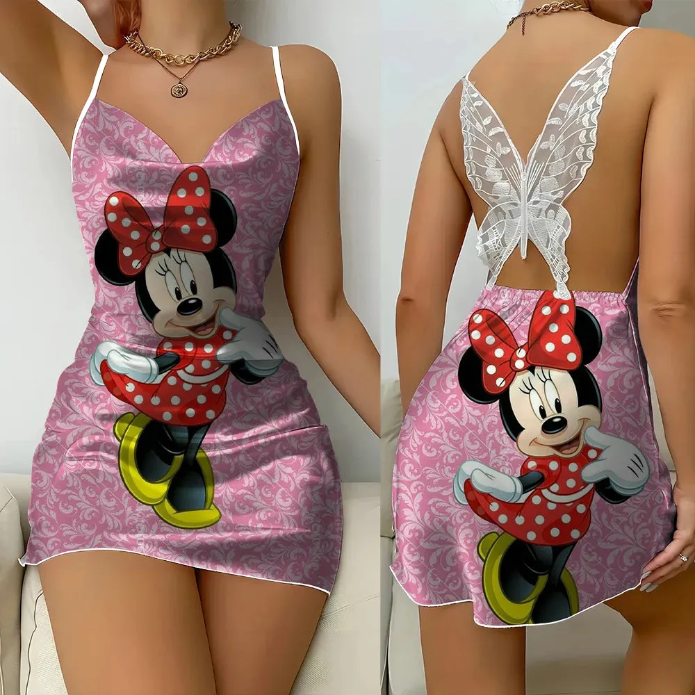 Light Base Women's Disney Minnie elegant fashion short dresses