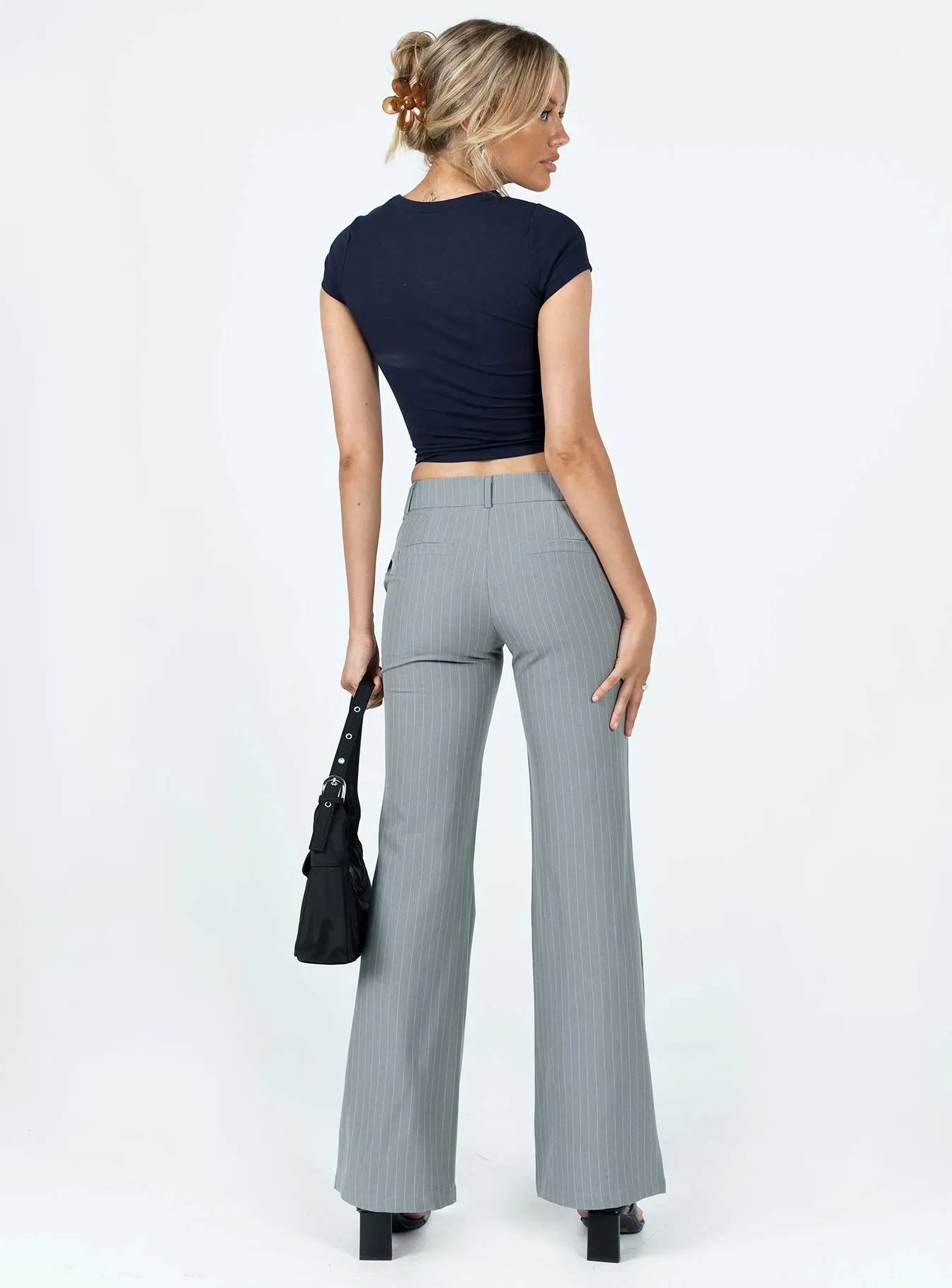 Street Style Tall Length Norwood Pants Grey