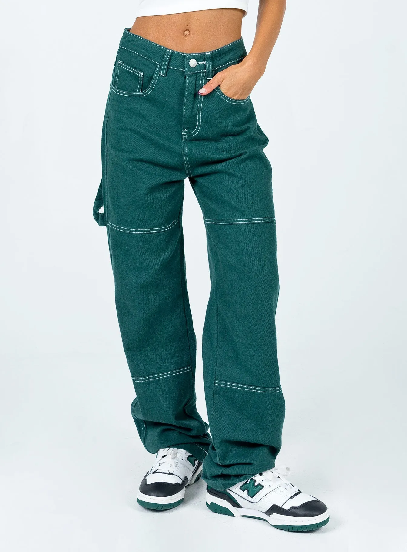 Soft Comfort Copeland Jeans Green